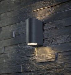 DEKORATİF SİYAH DUVAR APLİK ÇİFT YÖNLÜ 2 ADET LED AMPUL DAHİL 4000K GÜNIŞIĞI MİRA ZRP 13645