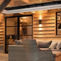 DEKORATİF SİYAH DUVAR APLİK ÇİFT YÖNLÜ 2 ADET LED AMPUL DAHİL 4000K GÜNIŞIĞI MİRA ZRP 13645