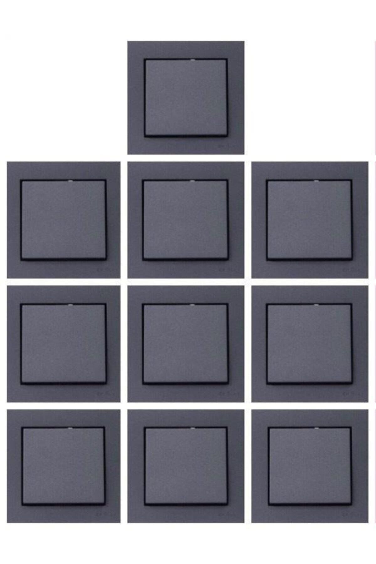 Grano Füme Anahtar Çerçeve Dahil 10'lu Paket