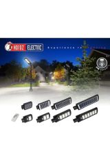 100w Siyah Led Solar Sokak Armatür Beyaz Işık