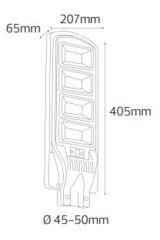 Grand-100 100w Beyaz Solar Sokak Armatürü