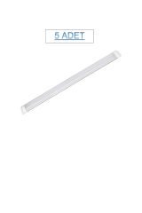 5 Adet 36w Led Bant Armatür Beyaz 120cm