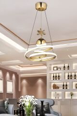 Sarkıt Power Led Avize Gold Sarı Ledli Avize