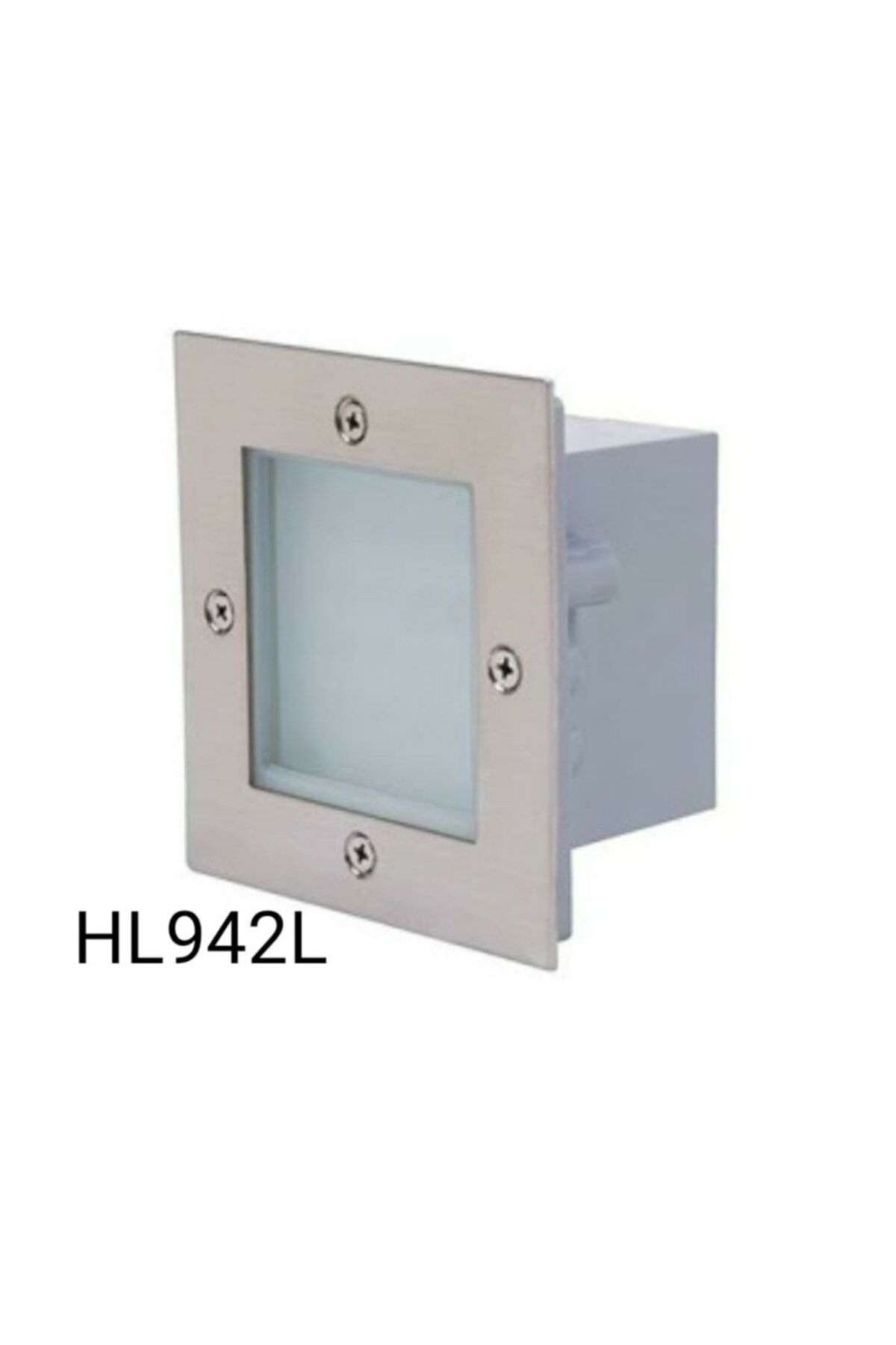 Basamak/Koridor Duvar Spot Armatürü Krom Kasa Beyaz Renk Led Hl 942l