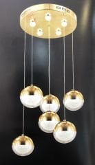 6’lı GOLD POWER LED KÜRE SARKIT KOD:AD 043-5+1 FGD