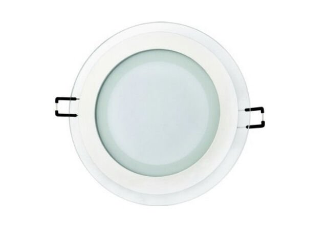 12W CAMLI DEKORATİF LED  PANEL SPOT 2700K SARI