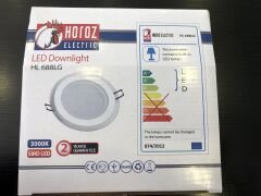 12W CAMLI DEKORATİF LED  PANEL SPOT 2700K SARI