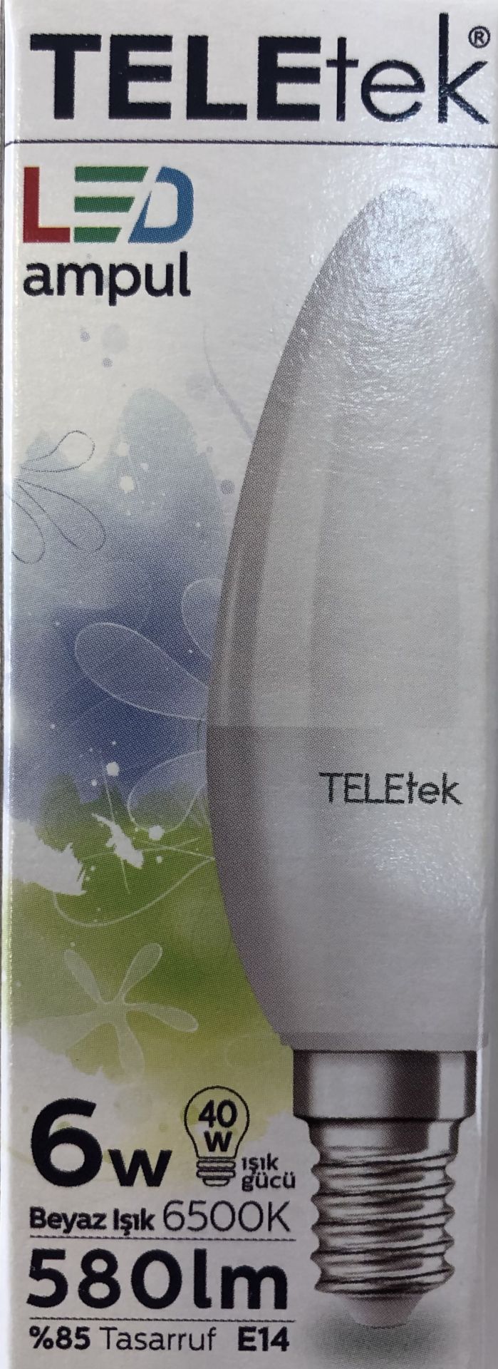 6W E14 TELETEK LED AMPÜL