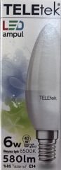 6W E14 TELETEK LED AMPÜL