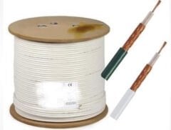 RG6 U4 BEYAZ CCA 500Mt TAM METRAJ TV UYDU ANTEN KABLOSU